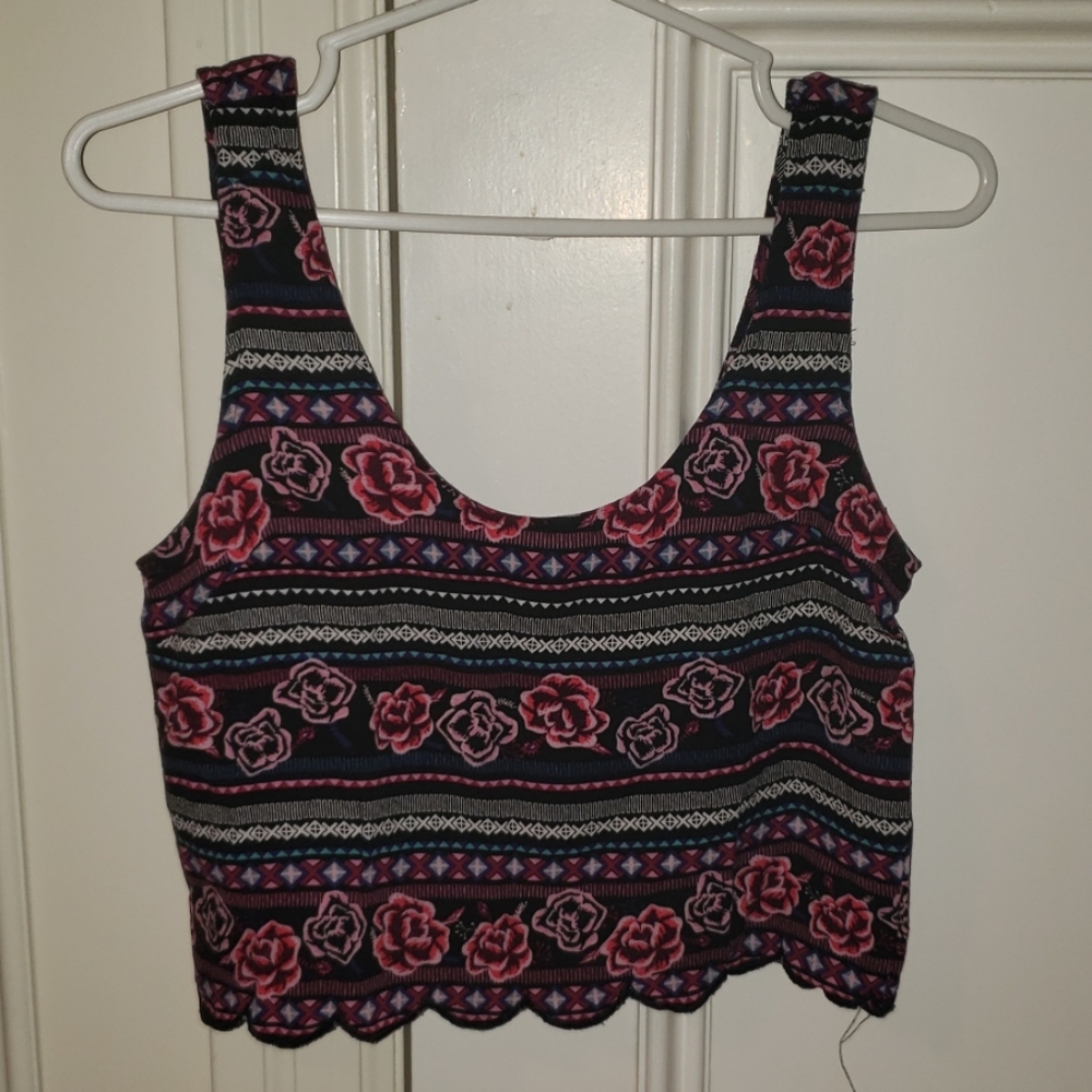 Floral tank top